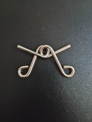 Παιχνίδι μεταλλικό παζλ λογικής γρίφος σπαζοκεφαλιά σαν καινούργιο