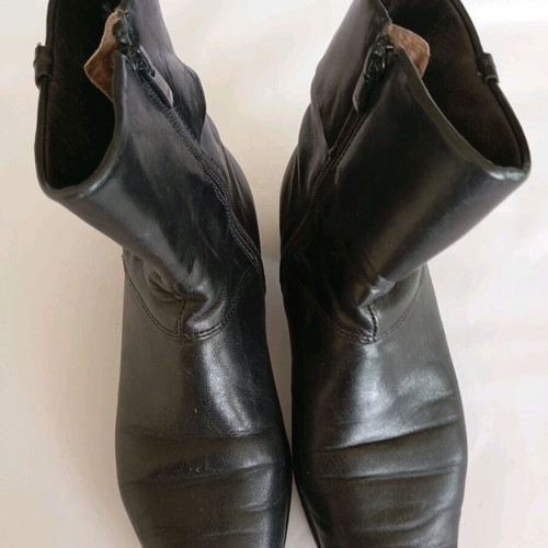 Softies ankle boots used, size 38, black, 5 cm heel