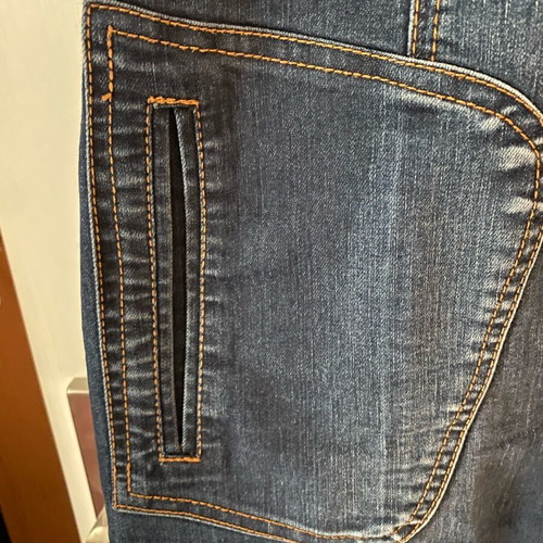 Blue denim dress slim fit like new, size M