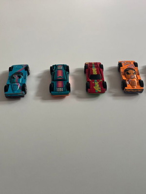 Hot Wheels Flippers used, set of 6 collectible metal toy cars 1990