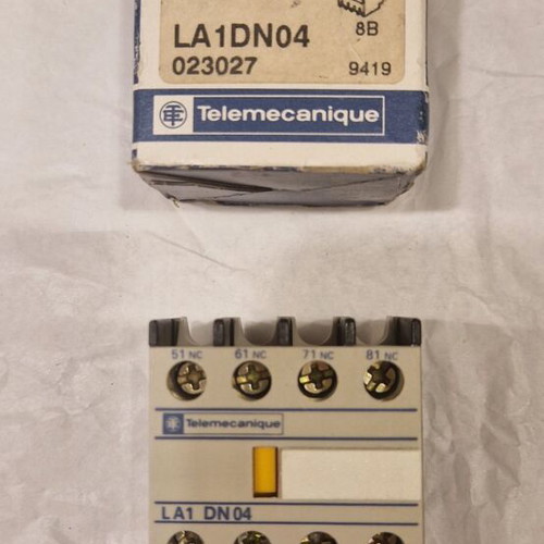 Telemecanique LA1 DN04 Auxiliary Contact Block new