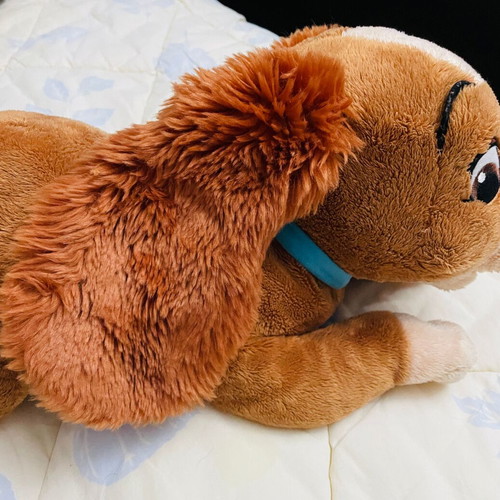 Lady and the Tramp plush dog like new, soft 42cm