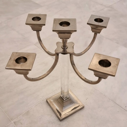 Candelabra 5-Position Used with Metal Base and Crystal Stem