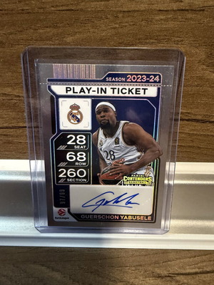 2025-26 Panini Contenders EuroLeague Play-In Ticket Auto Guerschon Yabusele /99