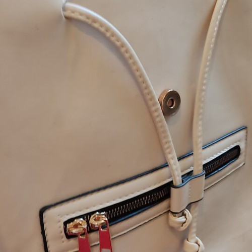 Backpack white-beige like new