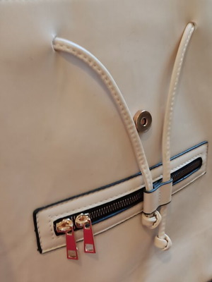 Backpack white-beige like new