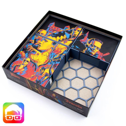 Horrified Board Game Organizer new, fits sleeved cards