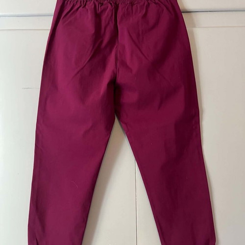 Dress2unDress women's elastic fabric jogger pants in magenta, new, plus size 3XL