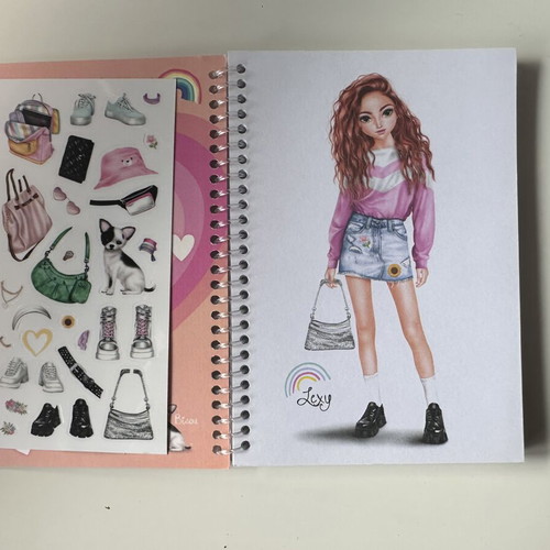 Top Model Pocket coloring book new