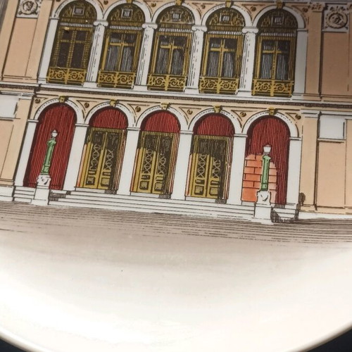 Ionia Ellas collectible commemorative plate like new with Patras Municipal Theater 1984
