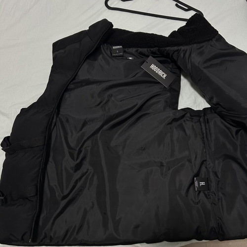 Hoodrich Astro V3 men's vest jacket black, new, size L