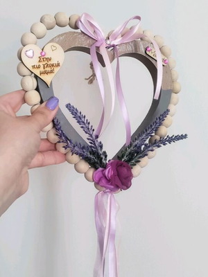 Wooden hanging decorative heart for mom new