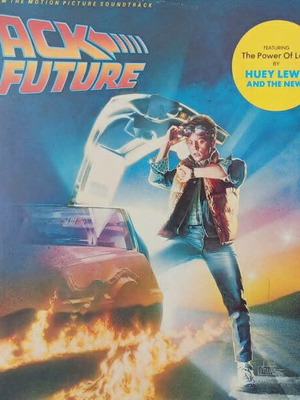 Back To The Future Music From The Motion Picture Soundtrack LP used