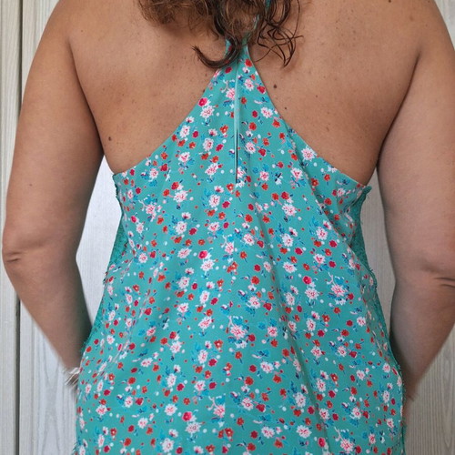 Floral blouse lingerie style PROMOD like new, one size