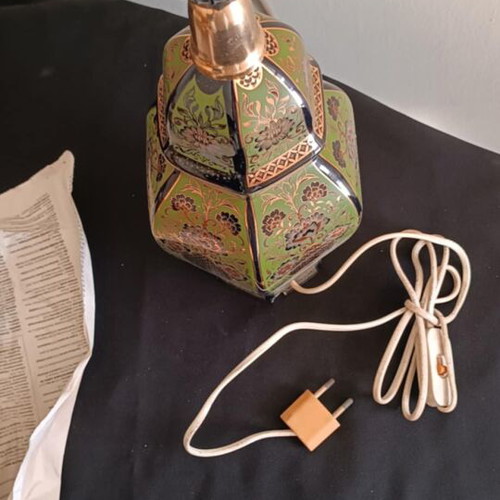 Vintage lamp collectible like new, Afoi Lamprou