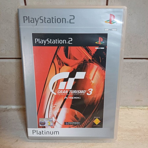 Gran Turismo 3 A-Spec Platinum PlayStation 2 like new