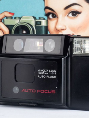 Minolta AF-E Freedom II 35mm Film Camera used