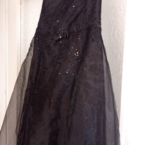 Evening dress black medium size like new
