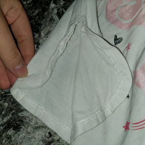 Zara children's blouse used, size 7 years, white pink