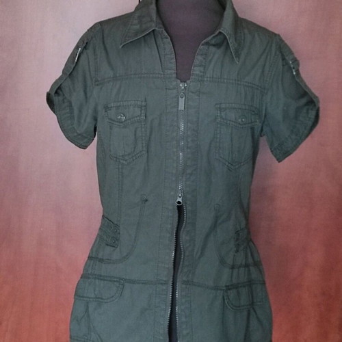 Women's Safari Dress Street One 100% Cotton like new