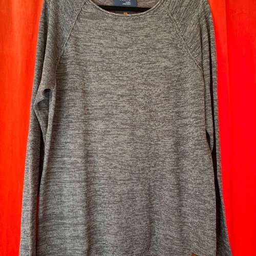 Blend Unisex Summer Cotton Knit Sweater like new, gray, sizes L XL