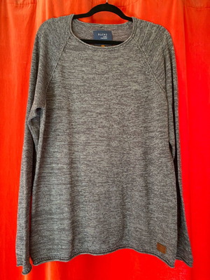 Blend Unisex Summer Cotton Knit Sweater like new, gray, sizes L XL