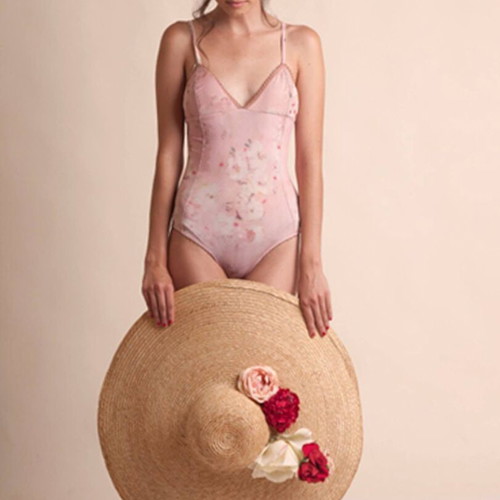 Madame Shoushou Aquarius one-piece swimsuit new, pink, size M