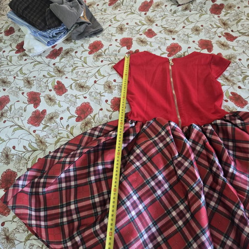 H&M dress like new, red, sizes 134-140 cm
