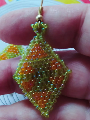 Handmade beaded earrings new