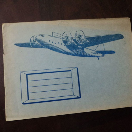 Notebooks used 5 Agrafa 1960s with heroes covers