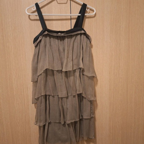 Orna Farho dress with gold thread like new, size M