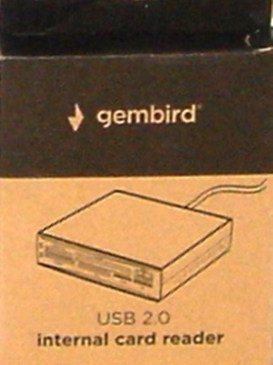 Internal Card Reader USB 2.0 Gembird καινούργιο, σφραγισμένη συσκευασία