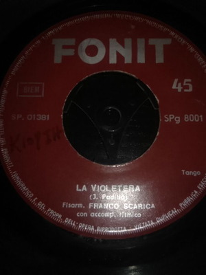 Franco Scarcia La Violetera - La Paloma vinyl used, Latin