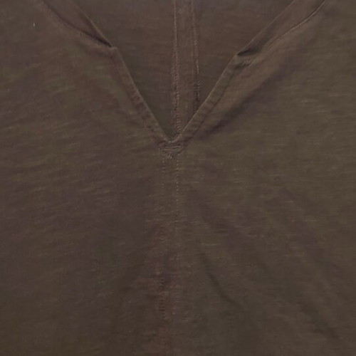 Ovs Fashion Brown Cotton T-shirt like new, size 4XL