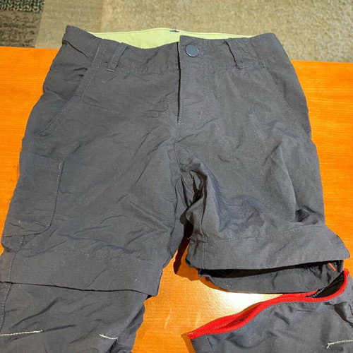 Quechua polymorphic kids pants like new, age 4-5, blue