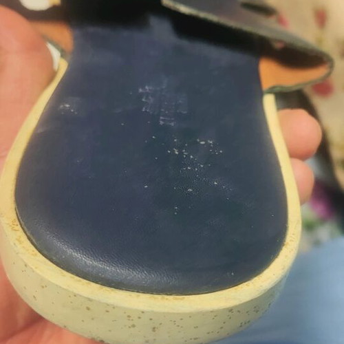 Hermes Izmir Leather Slippers Like New Size 44 Black