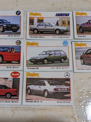 Blek 1992 Car Cards collectible