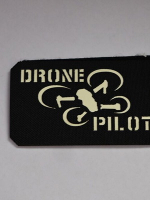 Drone Pilot patch new with velcro backing