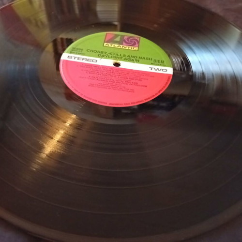 Crosby Stills and Nash Daylight Again LP album used, rock