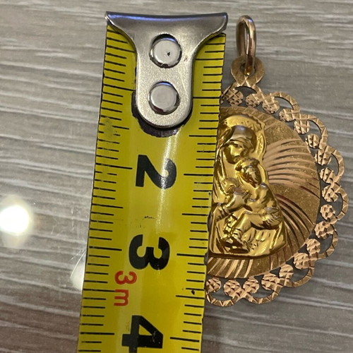 Gold 14k pendant used, 5 gr