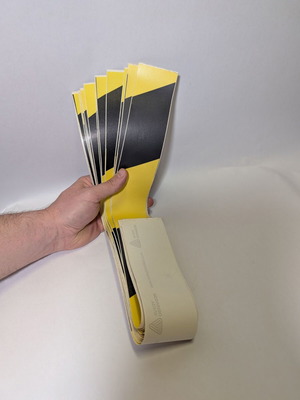 Αυτοκόλλητες λωρίδες σήμανσης σε κίτρινο χρώμα, πακέτο 16 τεμαχίων