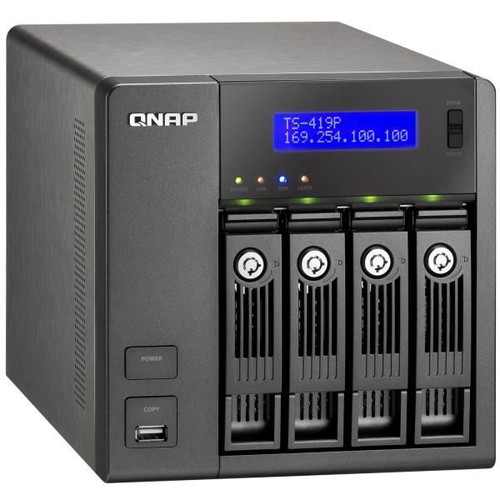 QNAP TS-419P file servers like new, 4-bay, set of 2 without disks
