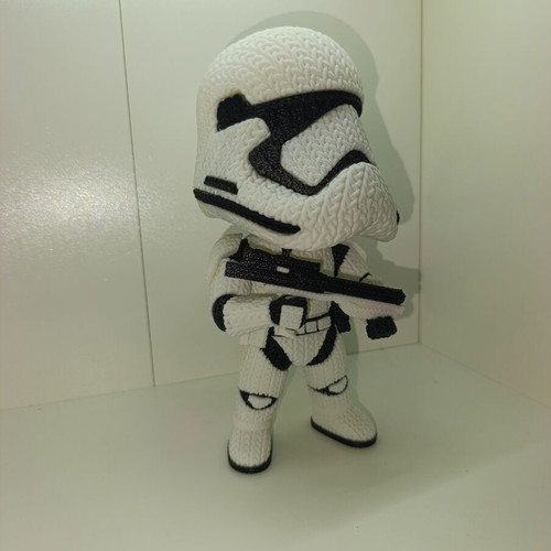 Star Wars Stormtrooper 3D Printed Knitted Style Figure 23cm new