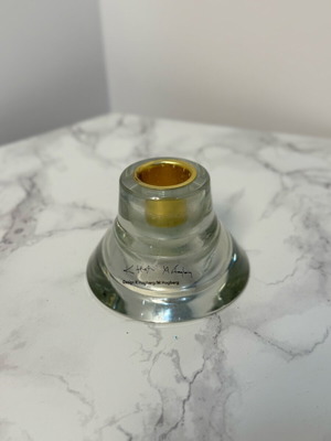 Designer vintage candlestick used