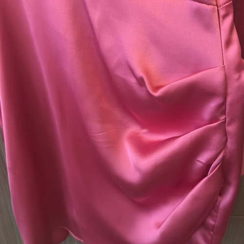 Zara satin dress like new, pink, size S