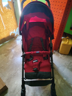 Chicco baby stroller with footmuff and bag