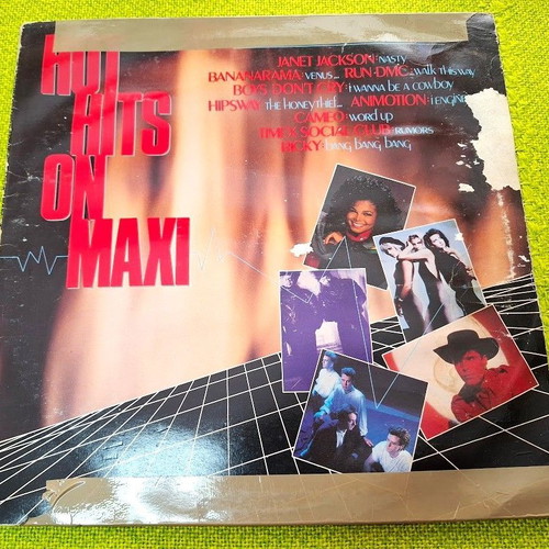 Hot Hits On Maxi LP μεταχειρισμένο, R&B Soul Various Artists