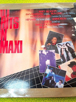 Hot Hits On Maxi LP μεταχειρισμένο, R&B Soul Various Artists
