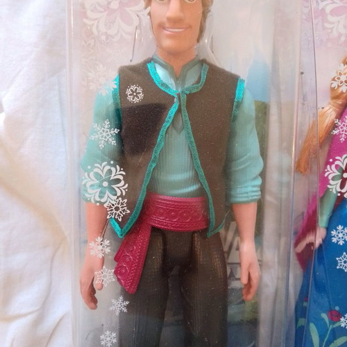 BarbiesDisney Frozen Prince Kristoff and Princess Anna dolls new, pack of 2