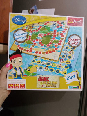 Disney Jake and the Never Land Pirates 2in1 board game like new